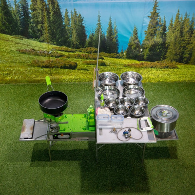 Набір кемпінгових меблів Naturehike портативна кухня зі столом та посудом BRS-96 (BRS-96)