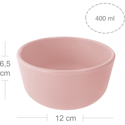 Тарілка дитяча MinikOiOi Bowl - Pinky Pink (101080102)