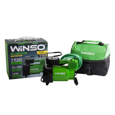 Автомобільний компресор WINSO з автостопом 37 л/хв (124000)