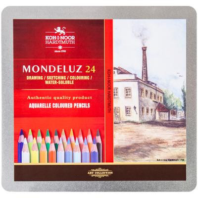 Олівці кольорові Koh-i-Noor Mondeluz Landscape акварел. 24 кольорів (3724024013)