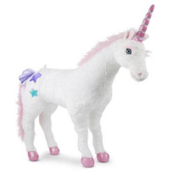 М'яка іграшка Melissa&amp;Doug Великий плюшевий єдиноріг Джамбо (MD18801)