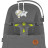 Крісло-гойдалка Lionelo шезлонг June air grey graphite (LO-JUNE AIR GREY GRAPHITE)