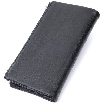 Гаманець ST Leather Унісекс з м&#039;якої натуральної шкіри Чорний (22743)
