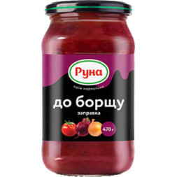 Соус Руна Заправка до борщу 470 г (4820015943323)