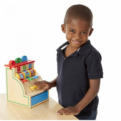 Розвиваюча іграшка Melissa&amp;Doug Перший дерев&#039;яний касовий аппарат (MD3378)