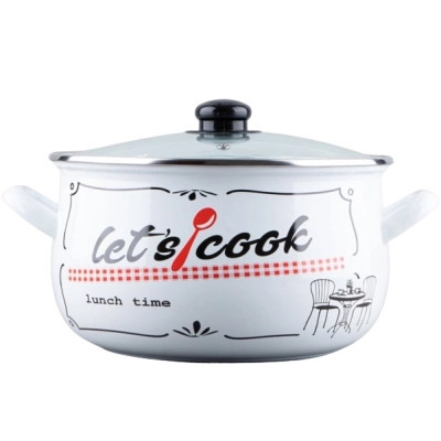 Каструля Gusto &quot;Давайте готувати&quot; Б 18 см 3,1 л (GT-T-118-LCW)
