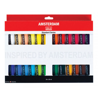 Акрилові фарби Royal Talens Amsterdam Standard 24 кольору 20 мл (8712079329334)