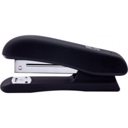 Степлер Buromax RUBBER TOUCH, 20 арк., скоби №24; 26, 127х54х33 мм, чорний (BM.4202-01)