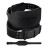 Атлетичний пояс RDX 6 шкіряний Full Black 2XL (WBS-6FB-2XL)