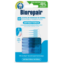 Щітки для міжзубних проміжків Biorepair Силіконові Розмір S 40 шт. (8017331058329)