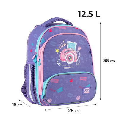 Рюкзак шкільний GoPack Education 597M-4 Say Cheese (GO24-597M-4)