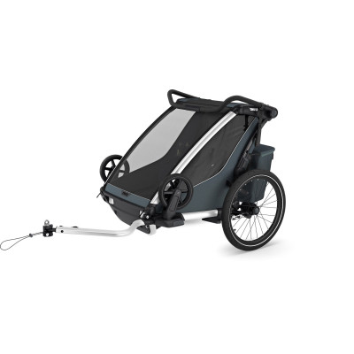 Коляска Thule Chariot Cross 2 Double (Dark Slate) (TH 10201035)