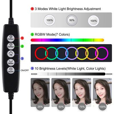 Набір блогера Puluz Ring USB LED lamp PKT3047B 6.2&quot; + table mount (PKT3047B)