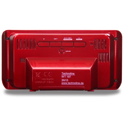 Настільний годинник Technoline WT197 Red (DAS302981)