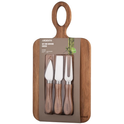 Дошка для подачі Ardesto Midori, для сиру 4 предмети (AR0929)