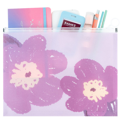 Папка на блискавці Axent zip-lock А4+ Lavender-4 (1497-39-A)