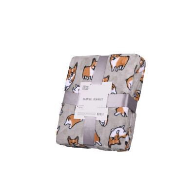 Плед Ardesto Flannel коргі, 160х200 см (ART0109PB)