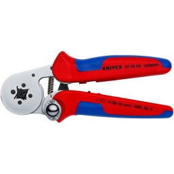 Затиск для клем KNIPEX для контактних гільз, квадратний обжим (97 55 04)