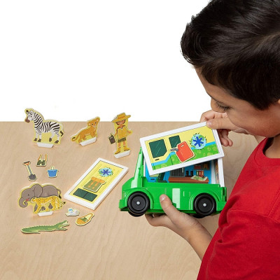 Ігровий набір Melissa&amp;Doug магнітний Сафарі - рятувальна машина (MD30666)