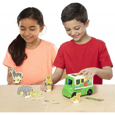Ігровий набір Melissa&amp;Doug магнітний Сафарі - рятувальна машина (MD30666)