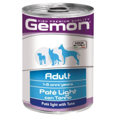 Консерви для собак Gemon Dog Wet Adult паштет з тунцем 400 г (8009470387842)
