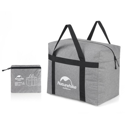 Дорожня сумка Naturehike баул NH17S021-M 45 л сірий (6927595724910)