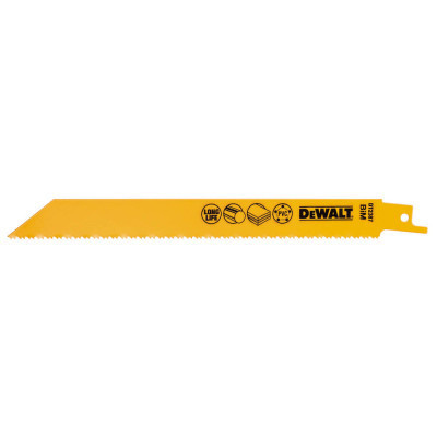 Полотно DeWALT біметалічний, 203 мм, крок зубів 10-14 TPI, 5 шт (DT2387)