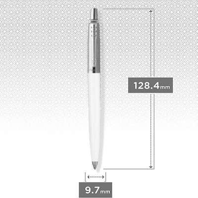 Ручка кулькова Parker JOTTER 17 Originals White CT BP в Eco упаковці (15 032e)