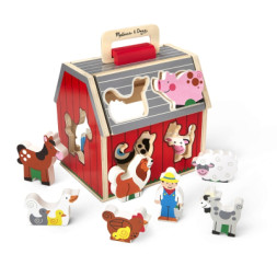 Розвиваюча іграшка Melissa&amp;Doug дерев'яний сортувальний сарай (MD30149)