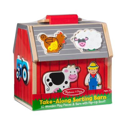 Розвиваюча іграшка Melissa&amp;Doug дерев&#039;яний сортувальний сарай (MD30149)