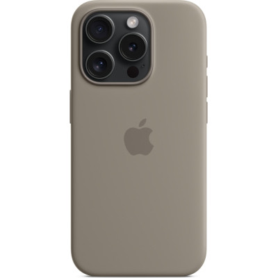 Чохол до мобільного телефона Apple iPhone 15 Pro Silicone Case with MagSafe Clay (MT1E3ZM/A)