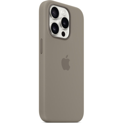 Чохол до мобільного телефона Apple iPhone 15 Pro Silicone Case with MagSafe Clay (MT1E3ZM/A)