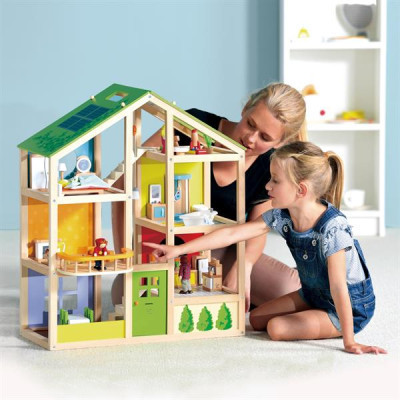 Ігровий набір Hape Ляльковий будинок дерев&#039;яний (E3401)