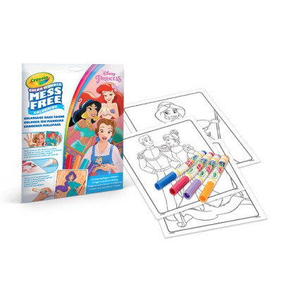 Набір для творчості Crayola Розмальовка Color Wonder Disney Princess, 18 сторінок (75-2813)