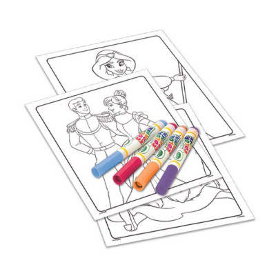 Набір для творчості Crayola Розмальовка Color Wonder Disney Princess, 18 сторінок (75-2813)