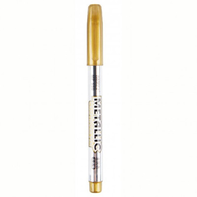 Маркер Baoke 1.5 мм golden Metallic 12 шт (MARK-PER-BAO550GO-12)
