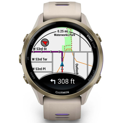 Смарт-годинник Garmin Forerunner 970, French Gray/Indigo, GPS (010-02969-12)