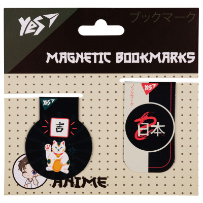 Закладки для книг Yes магнітні Anime fox, 2шт (708120)