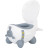 Горщик FreeON Plane White-Grey (42318)