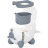 Горщик FreeON Plane White-Grey (42318)