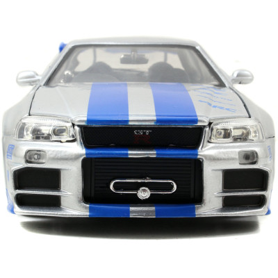 Машина Jada металева Форсаж Ніссан Скайлайн BNR-34 2002 1:24 (253203044)