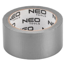 Ізоляційна стрічка Neo Tools 20м, 48х0.11мм, армована, сірий (56-040)