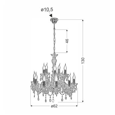 Люстра Candellux MARIA TERESA (30-94608)