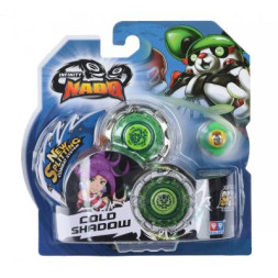 Дзига Auldey Infinity Nado Стандарт Cold Shadow с устройством запуска (YW624307)
