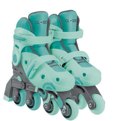 Роликові ковзани Globber 2в1 м&#039;ятно-зелені р.30-33, до 60кг, 5+ (783-206)