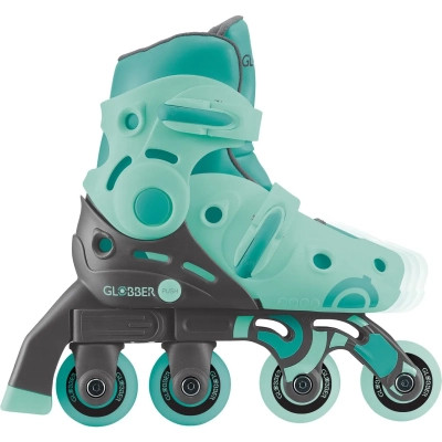 Роликові ковзани Globber 2в1 м&#039;ятно-зелені р.30-33, до 60кг, 5+ (783-206)