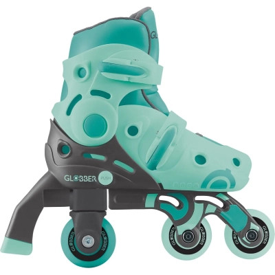 Роликові ковзани Globber 2в1 м&#039;ятно-зелені р.30-33, до 60кг, 5+ (783-206)