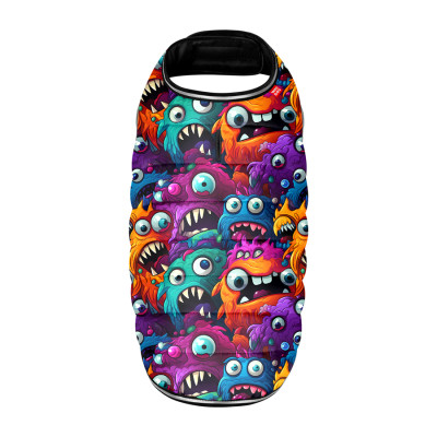 Курточка для тварин WAUDOG Clothes Накидка Зубасті монстри M (504-4048)