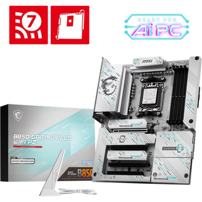 Материнська плата MSI B850 GAMING PLUS WIFI PZ