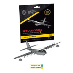 Конструктор Metal Time Колекцiйна модель Spruce Goose Airplane Літак (MT081)